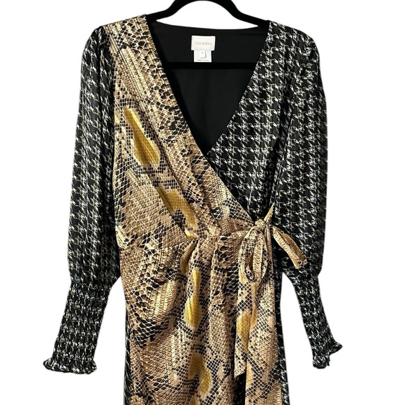 Anthropologie FOXIEDOX Nalia Wrap Dress Size Small - Picture 2 of 7